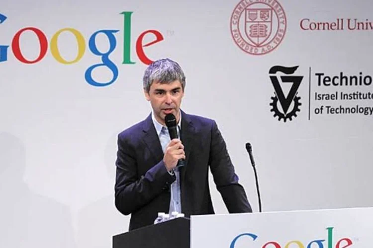 Larry Page: "Tínhamos 18 maneiras de compartilhar conteúdo antes do Google Plus. Agora, temos uma" (Justin Sullivan / Getty Images)