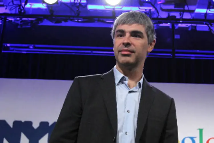 Larry Page, do Google: blazer e camisa - nada de gravatas. (Getty Images)