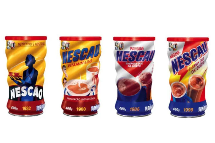 Linha Nescau retrô, da Nestlé (Divulgação)