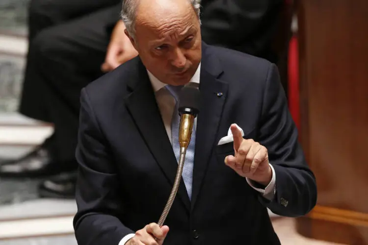 Laurent Fabius: ministro falou antes do esperado pronunciamento do presidente Barack Obama (Benoit Tessier/Reuters)