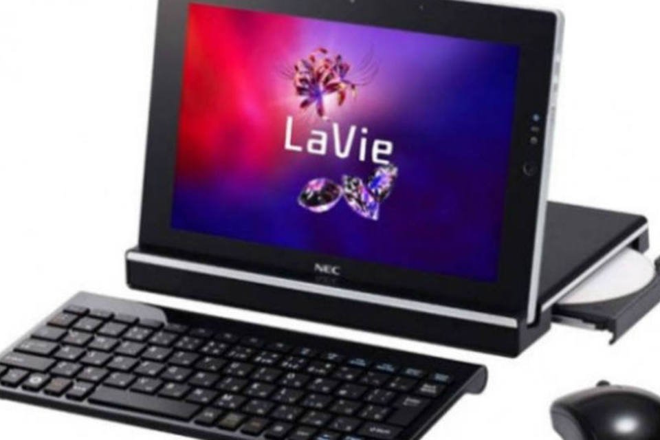 Empresa japonesa lançará híbrido de tablet e computador portátil