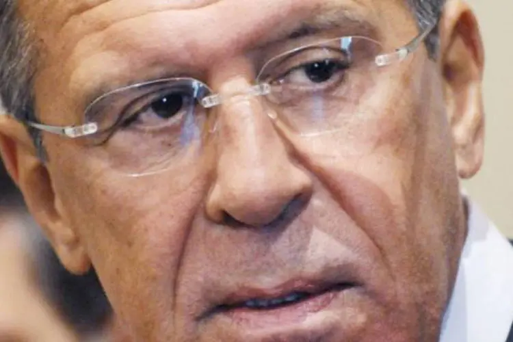 
	Lavrov: ele acusou os pa&iacute;ses ocidentais de fomentar a viol&ecirc;ncia na S&iacute;ria com um apoio aberto &agrave; oposi&ccedil;&atilde;o armada
 (Mikhail Mordasov/AFP)