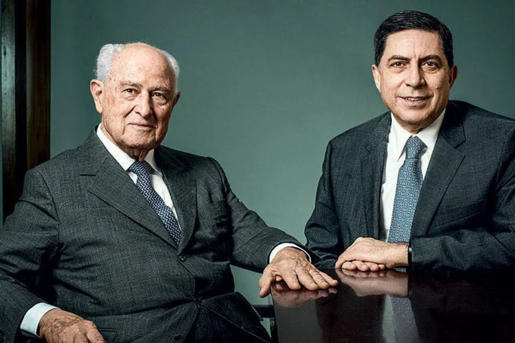 
	L&aacute;zaro Brand&atilde;o e Luiz Carlos Trabuco: o Bradesco se preparou para brigar pelo HSBC
 (Germano Luders/Exame)