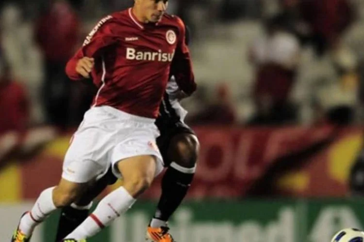 Leandro Damião, do Internacional: parceria poderá incluir até atletas (Divulgação/Sport Club Internacional)