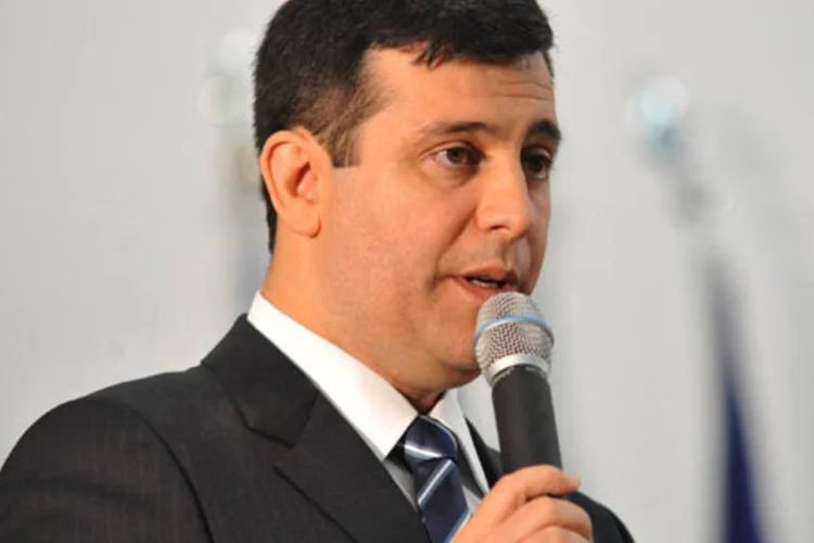 Leandro Daiello Coimbra, novo diretor da Polícia Federal, discursa em sua posse (Agência Brasil/Agência Brasil)