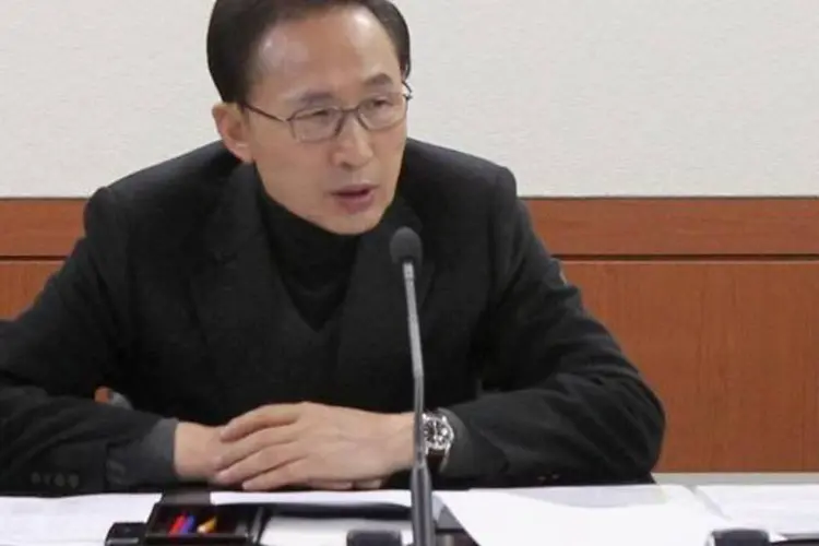 
	Lee Myung-bak, presidente da Coreia do Sul
 (Getty Images)