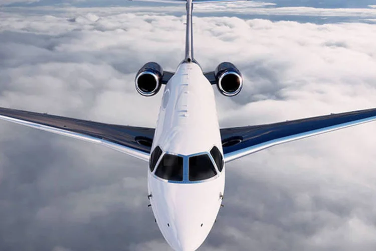 
	Jato da Embraer: empresa divulga balan&ccedil;o hoje
 (Divulgação/Embraer)