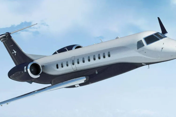 
	Legacy 650, da Embraer: no segmento de avia&ccedil;&atilde;o comercial, foram entregues 19 aeronaves E175 e duas aeronaves E195 entre janeiro e mar&ccedil;o
 (Divulgação/Embraer)