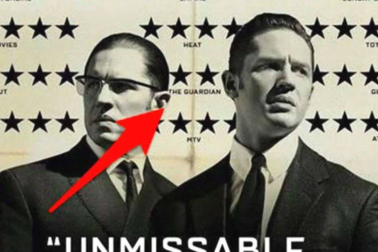 Cartaz do filme Legend: design mascara crítica ruim do jornal The Guardian (Reprodução)
