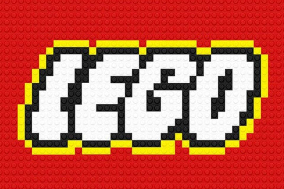 12 logos de marcas feitos com peças de Lego