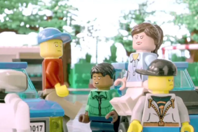 
	Propaganda do filme do Lego:&nbsp;O novo thriller de espionagem de Kevin Costner, &quot;3 Days to Kill&quot;, ficou numa distante segunda posi&ccedil;&atilde;o
 (Divulgação/LEGO)