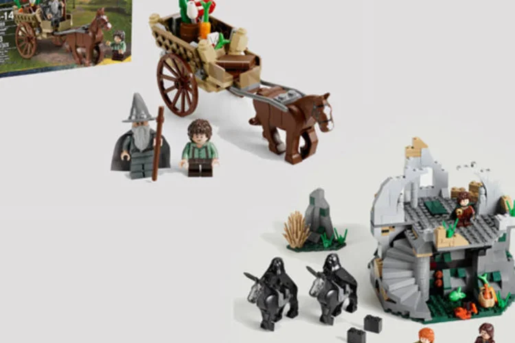 
	Lego com os personagens do Senhor dos An&eacute;is: pre&ccedil;os variam de R$ 69,90 a R$ 699,90
 (Divulgação)