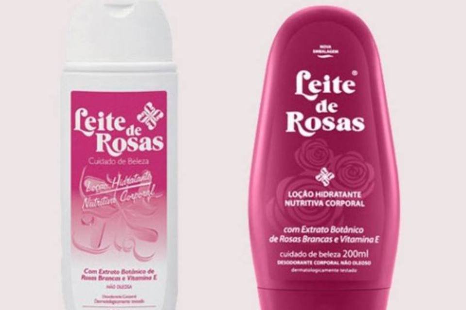 Leite de Rosas redesenha embalagem de hidratante