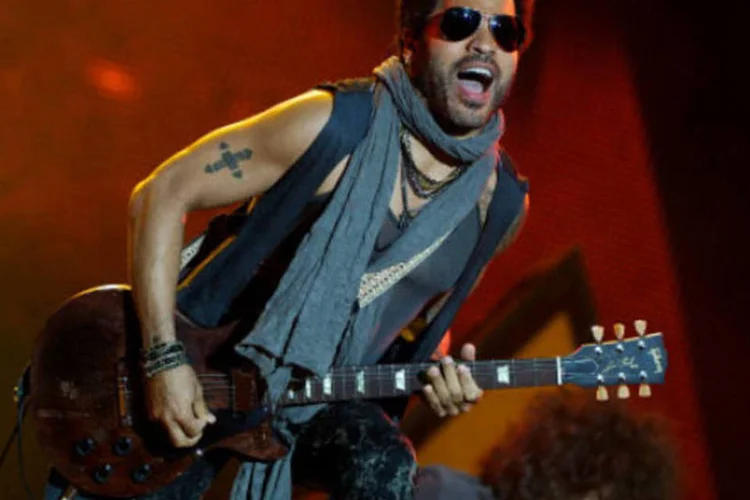Lenny Kravitz em apresentação no Rock in Rio Madri, em 30 de junho de 2012 (Carlos Alvarez/Getty Images)