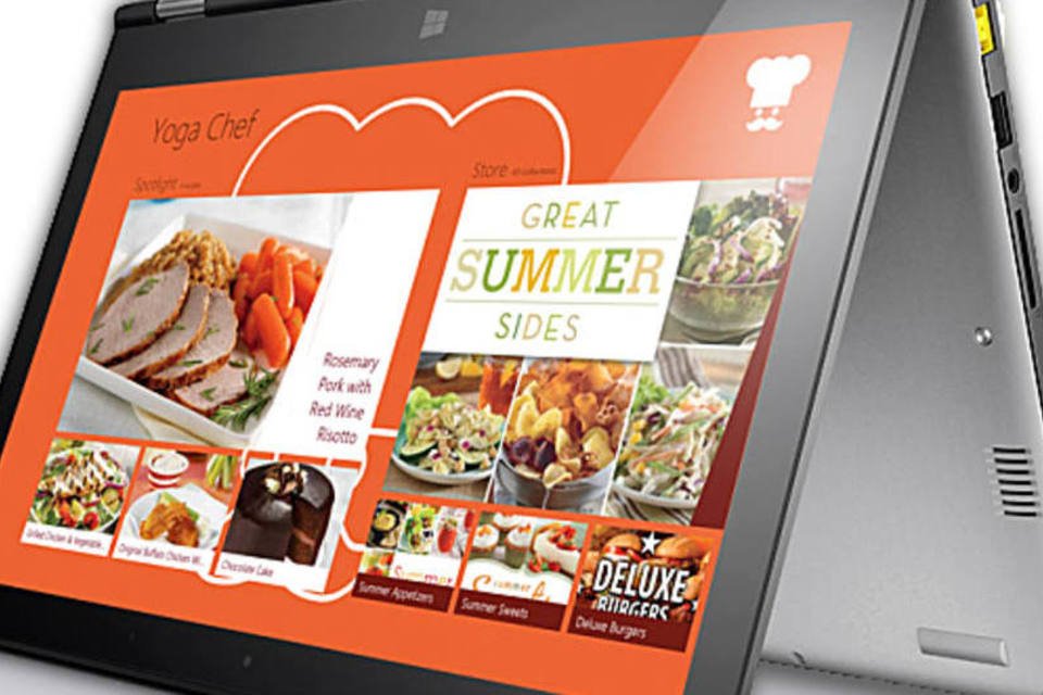 Yoga 2 da Lenovo tem tela que gira e o transforma em tablet