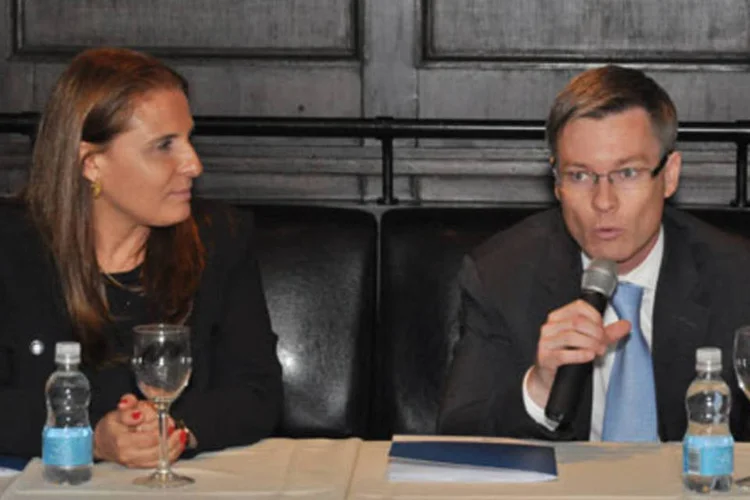 Leo Pharma: Heloisa Simão e Peter Kallestrup anunciam chegada da empresa ao Brasil (Reinaldo Rollo/Divulgação)