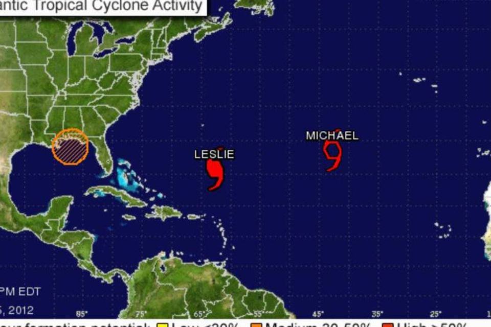 'Leslie' se torna sexto furacão da temporada no Atlântico