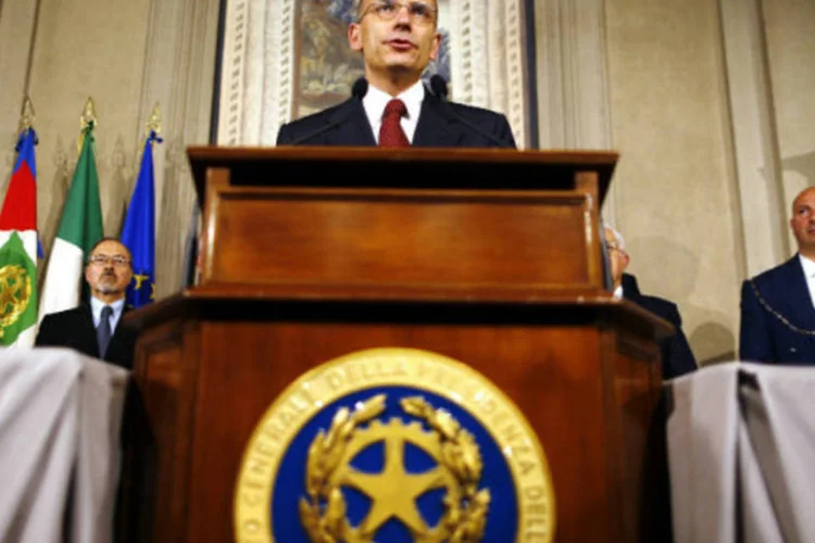 
	Primeiro-ministro da It&aacute;lia, Enrico Letta: resultado das elei&ccedil;&otilde;es d&aacute; um impulso ao pol&iacute;tico &agrave; medida que o premi&ecirc; tenta controlar uma coaliz&atilde;o incomodada com os tradicionais rivais de direita
 (REUTERS/Alessandro Bianchi)