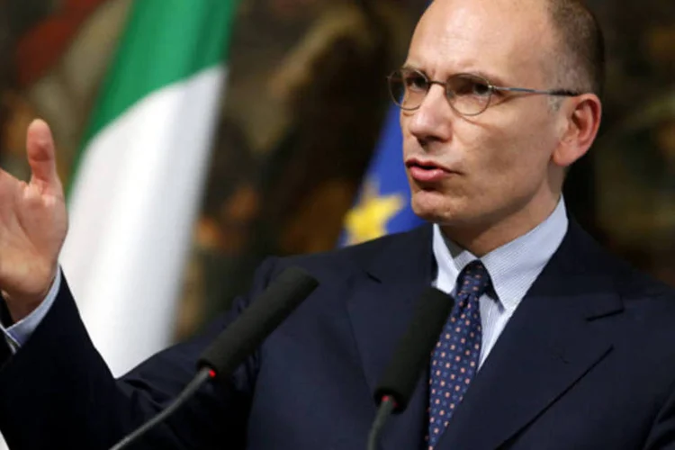 
	Primeiro ministro italiano, Enrico Letta: &quot;Berlusconi est&aacute; tentando distorcer a realidade, usando o imposto como um &aacute;libi&quot;, disse Letta
 (Alessia Pierdomenico/Bloomberg)