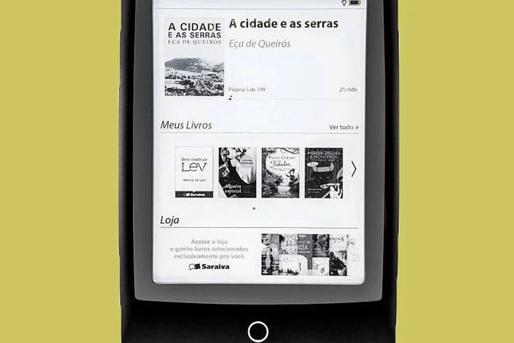 Lev, e-reader da Saraiva (Divulgação/Saraiva)