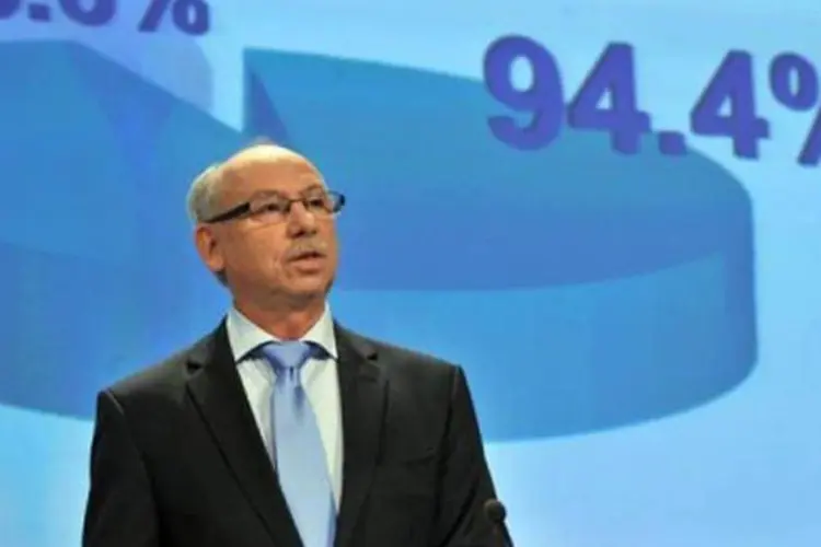 Janusz Lewandowski, comissário europeu do Orçamento: negociações serão duras (Georges Gobet/AFP)