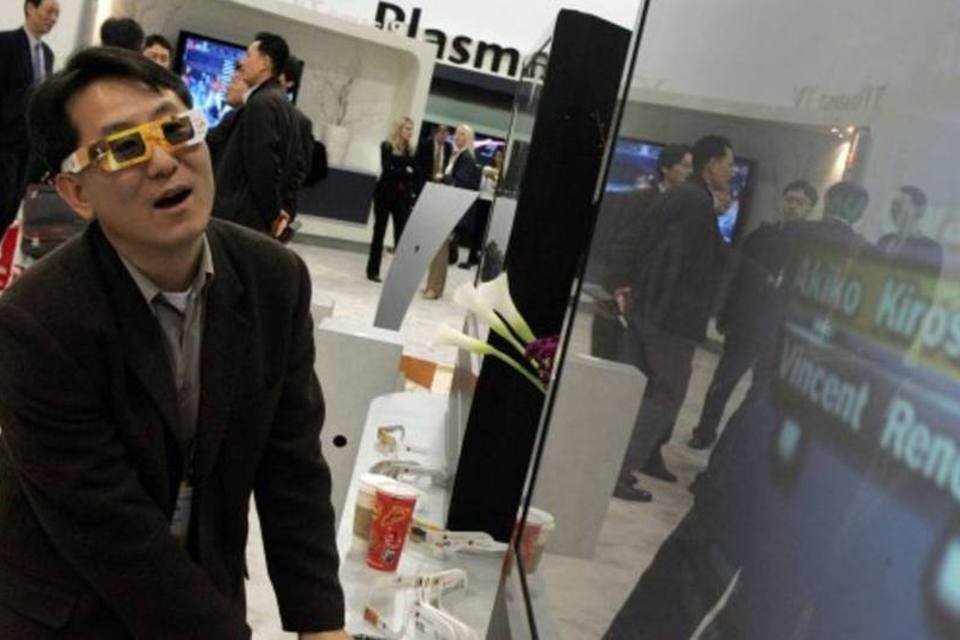 TVs 3D serão 23% do mercado em 2012, diz LG