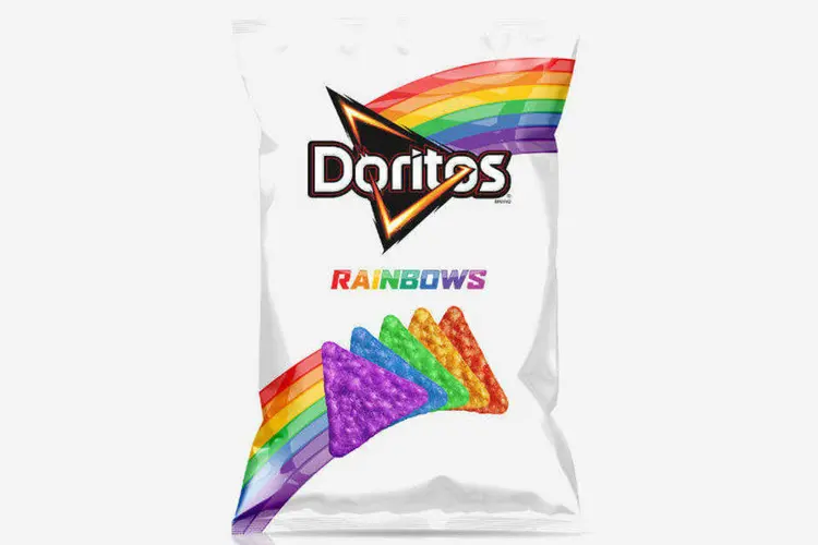 Doritos Rainbow: produto ajuda causas LGBTI+ e fabricante busca apoiar outras diversidades (Doritos/Reprodução)