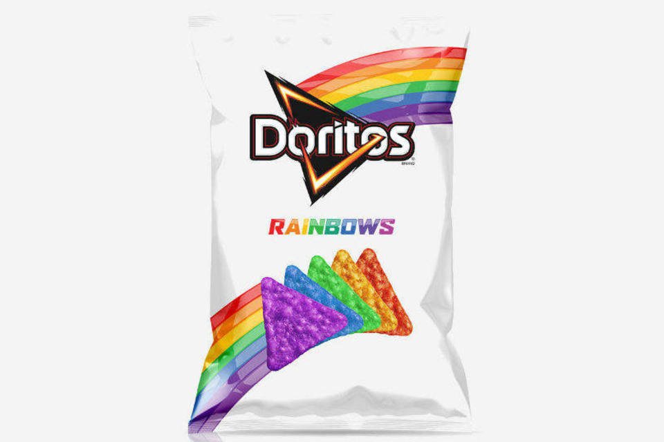 Doritos lança salgadinho colorido em apoio à causa LGBT