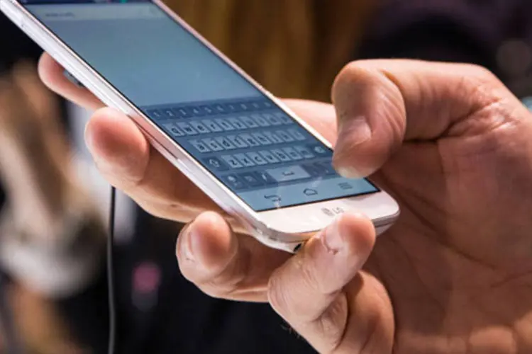 
	Smartphone da LG: G Pro Lite ser&aacute; o primeiro aparelho da LG a oferecer o BlackBerry Messenger
 (Andrew Burton/Getty Images)