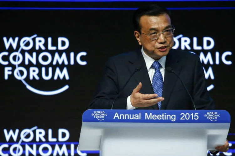 Li Keqiang: "O arrefecimento da China é parte do ajuste da economia mundial" (Ruben Sprich/Reuters)
