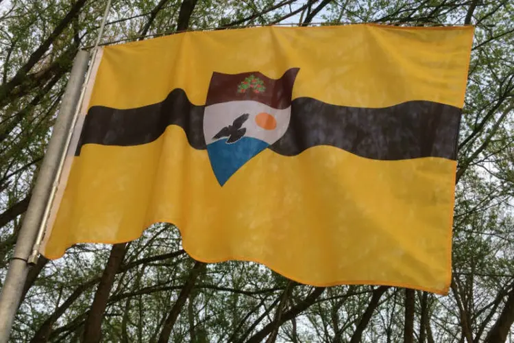
	Bandeira da Liberl&acirc;ndia: todos os impostos ser&atilde;o volunt&aacute;rios
 (Divulgação/Facebook)