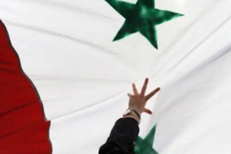 Bandeira líbia (Bulent Kilic/AFP)