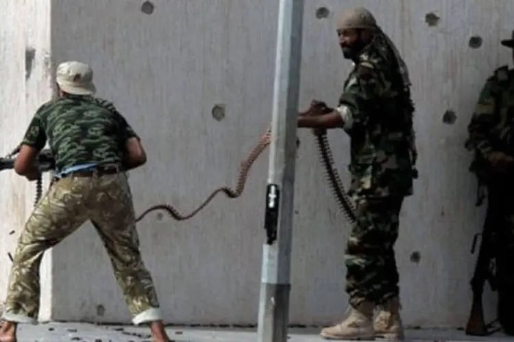 Segundo os comandantes das operações, Sirte está quase totalmente conquistada
 (Aris Messinis/AFP)