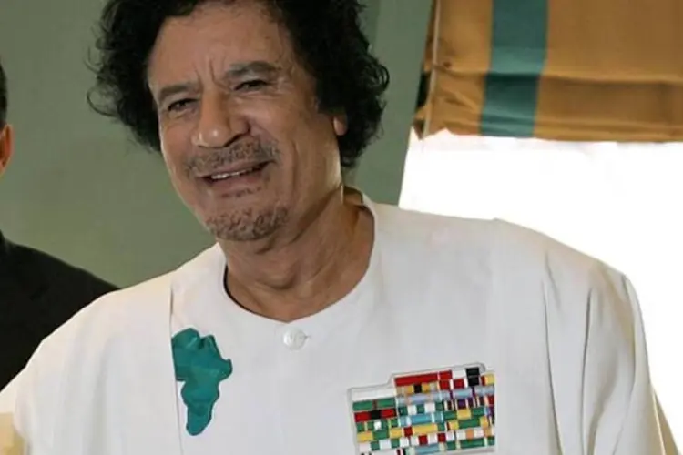 Muammar Kadafi, ditador líbio: forças terrestres do governo foram superiores às rebeldes (Ricardo Stuckert/Presidência da República)