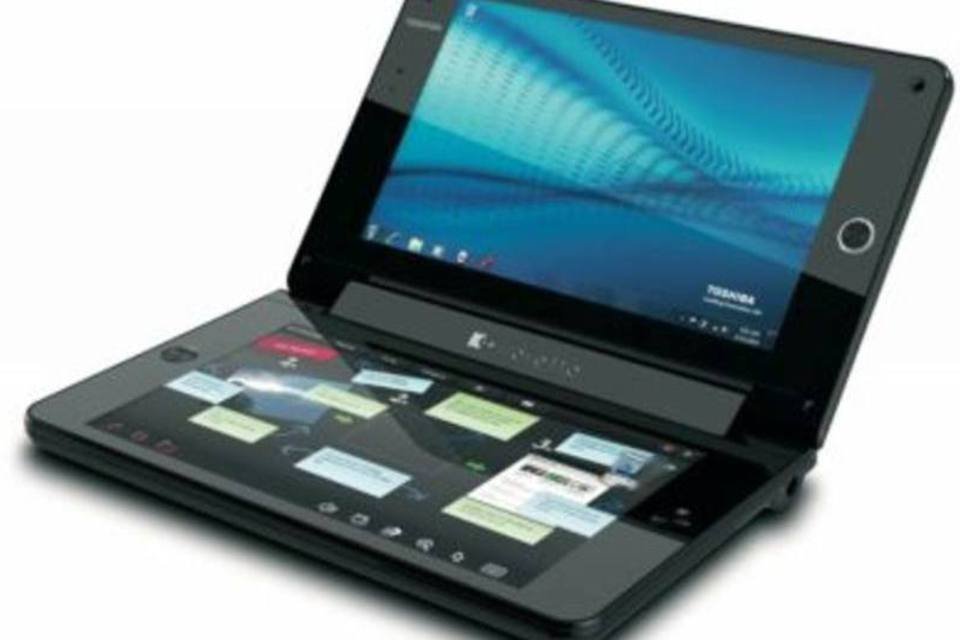 Toshiba apresenta portátil com duas telas