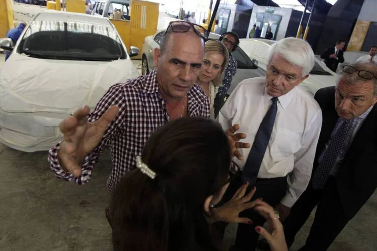 Thomas Donohue, líder da Câmara de Comércio dos EUA, durante visita a Cuba (Enrique de la Osa/Reuters)