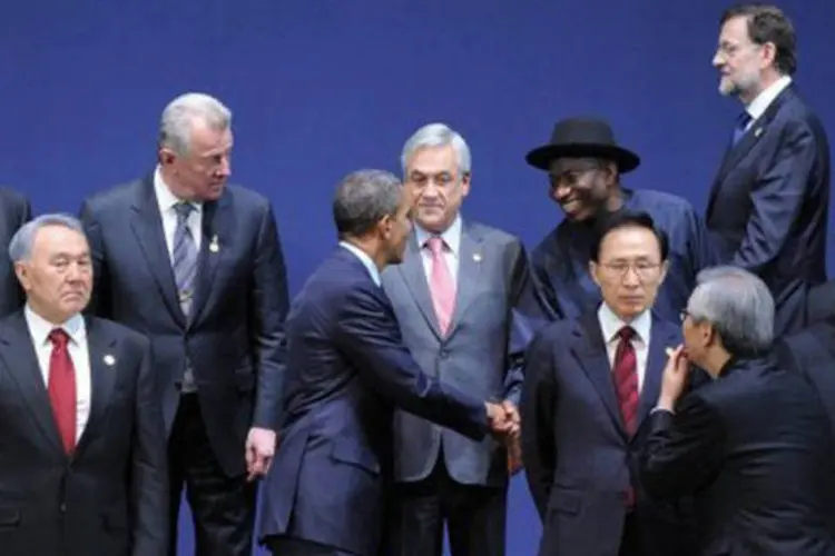Líderes de 53 países participaram na reunião de Seul: "acabar com esta ameaça requer medidas enérgicas a nível nacional e uma cooperação internacional", diz comunicado (Jewel Samad/AFP)