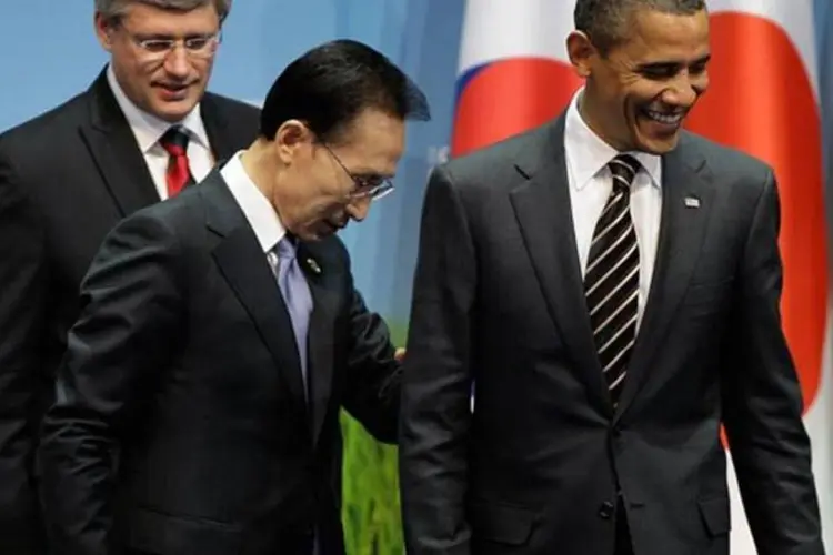Reunião do G20 não deu em nada concreto: a guerra cambial continua (Chung Sung-Jun/Getty Images)