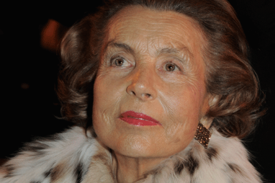 Liliane Bettencourt: a família Bettencourt, que fundou a L'Oréal, detém uma participação de 33 por cento da companhia (foto/Getty Images)