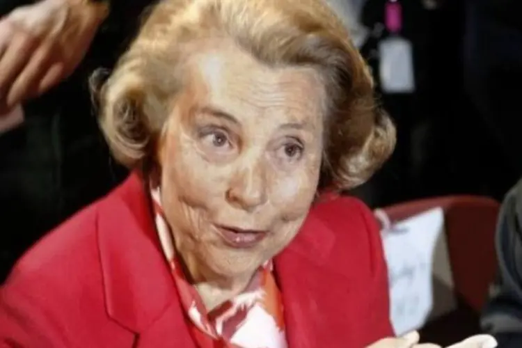 Liliane Bettencourt: dona da L'Oreal envolvida em mais um caso com homens e milhões (Francois Guillot/AFP/AFP)