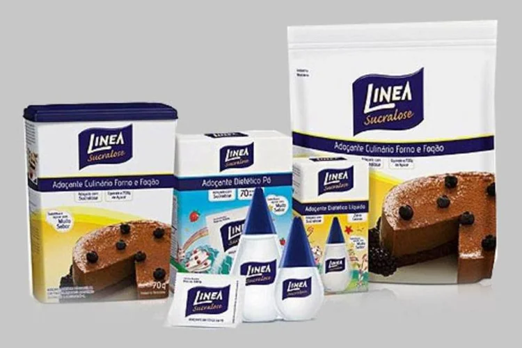 Novas embalagens da Linea Sucralose (Divulgação)
