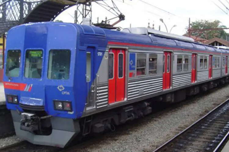 Trem da Linha 7-Rubi, da CPTM: técnicos estão trabalhando para a liberação da estação Piqueri, mas não há previsão de quando isso irá ocorrer, de acordo com a CPTM (Wikimedia Commons)