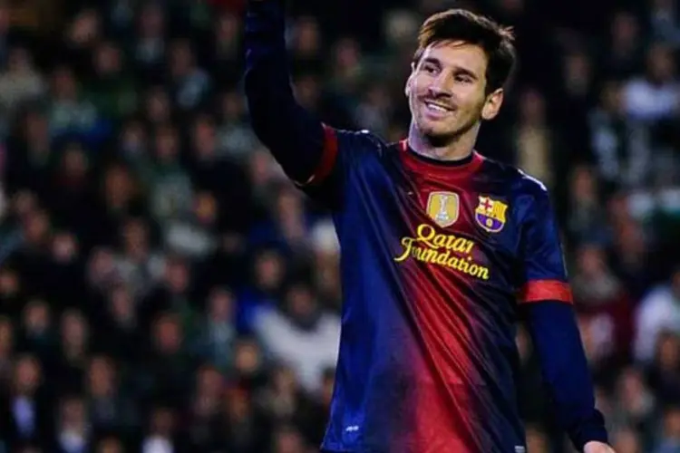
	Lionel Messi em jogo do Barcelona em 9 de dezembro de 2012: argentino j&aacute; fez 86 gols em 66 jogos disputados neste ano
 (Getty Images)