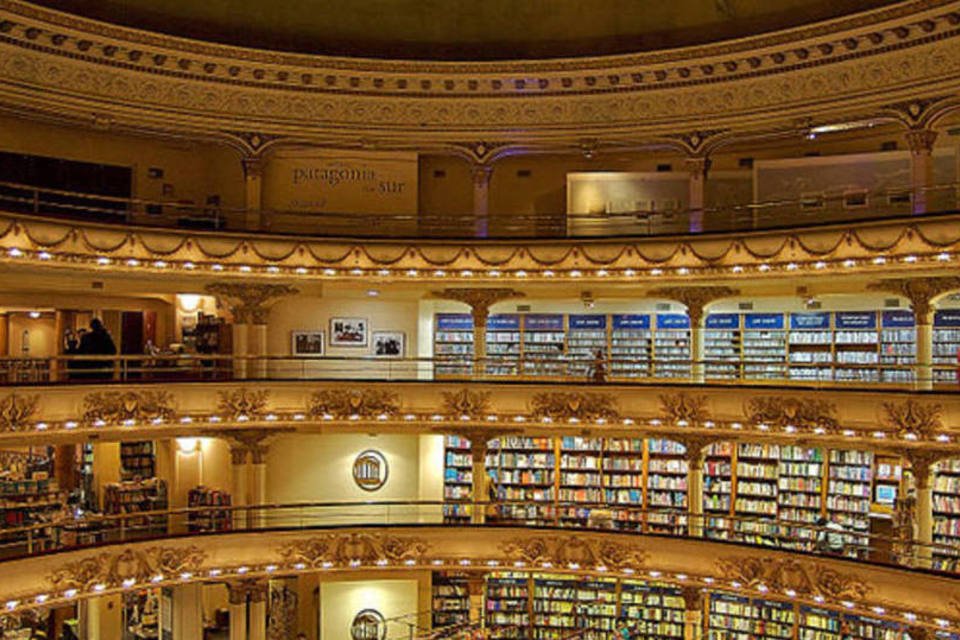 
	El Ateneo, em Buenos Aires: as livrarias n&atilde;o devem morrer
 (Wikimedia Commons)