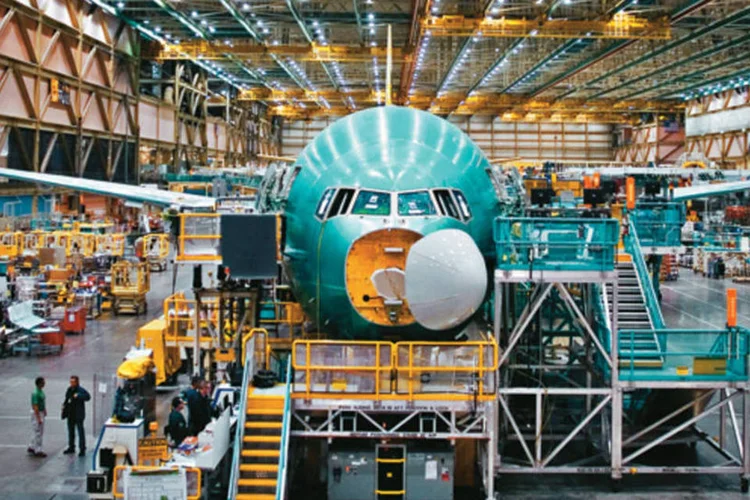 Fábrica da Boeing: comer, respirar e dormir o mundo da aeronáutica (Divulgação)
