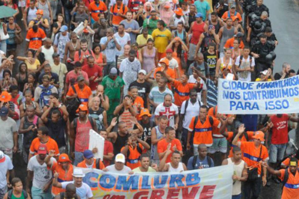 Greve de garis afetou 30% da força de trabalho, diz Comlurb