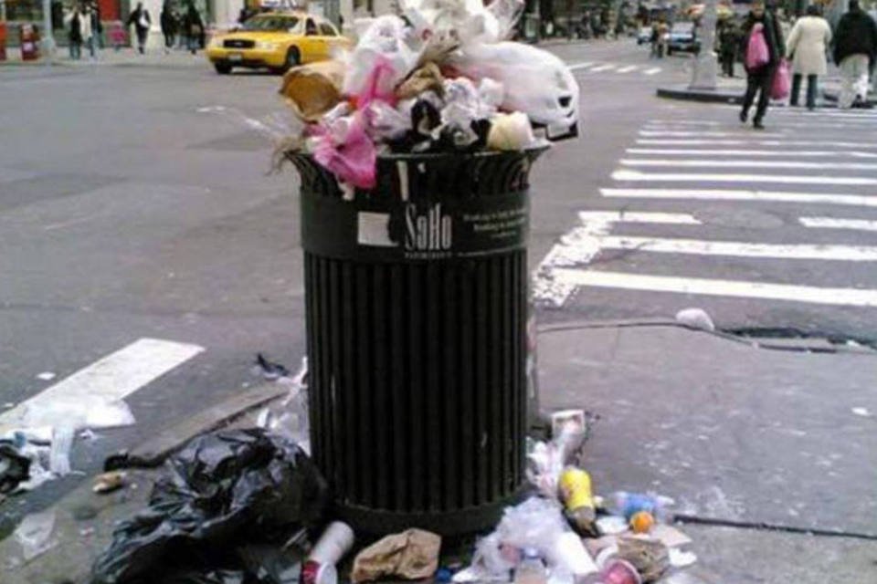 NY quer reduzir pela metade a produção de resíduos