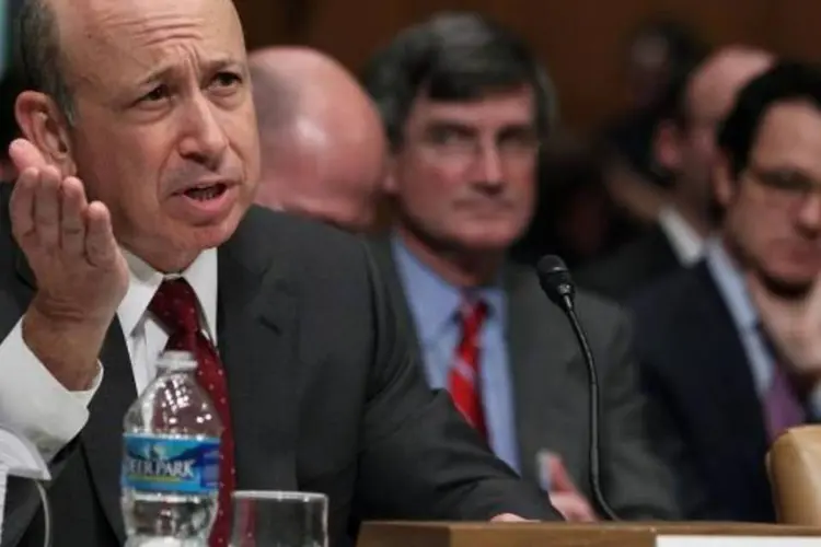 Lloyd Blankfein, CEO do Goldman Sachs: 12.000 funcionários ocupariam o mesmo cargo de Greg Smith - e satisfação com o banco seria alta entre eles (Mark Wilson/Getty Images)