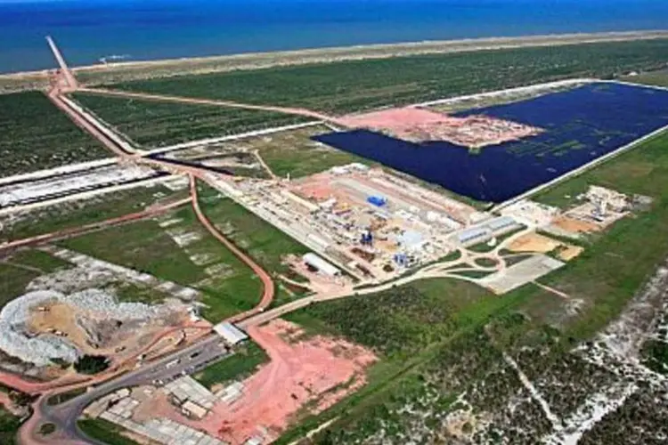 Superporto de Açu, da LLX: o acordo com a Ternium visa a implantação de um parque siderúrgico no Complexo Industrial do Super Porto do Açu