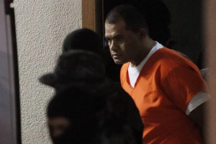 Carlos Arnaldo Lobo, suposto traficante: Lobo foi capturado no dia 27 de março passado (Jorge Cabrera/Reuters)